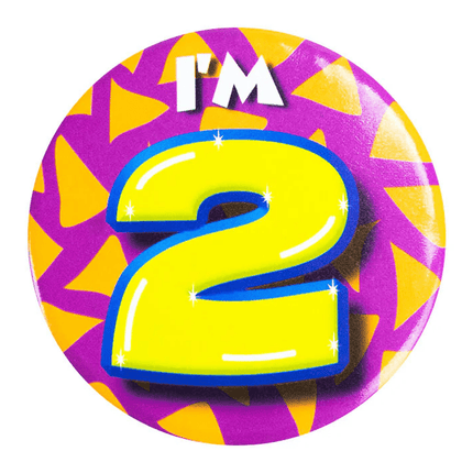2 Jaar Buttons - Partywinkel