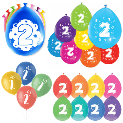 2 Jaar Latex Ballonnen - Partywinkel