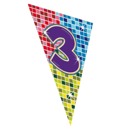 3 Jaar Vlaggen - Partywinkel