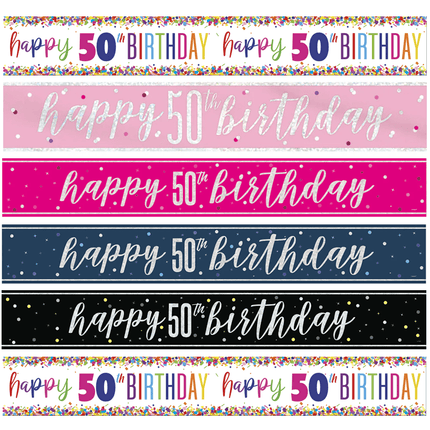 50 Jaar Banners - Partywinkel