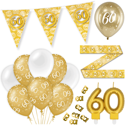 60 Jaar Getrouwd Versiering - Partywinkel