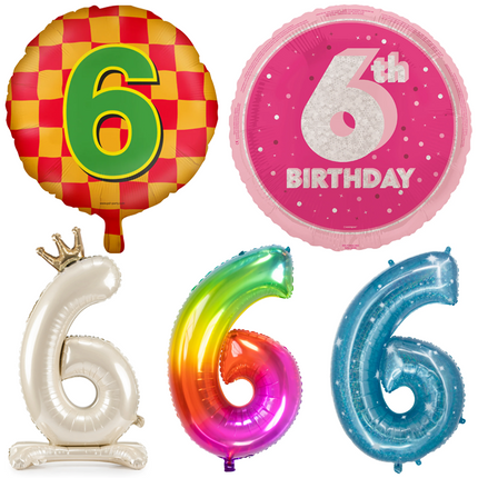 6 Jaar Folie Ballonnen
