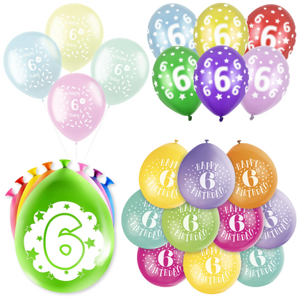 6 Jaar Latex Ballonnen