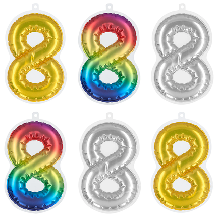 8 Jaar Stickers - Partywinkel