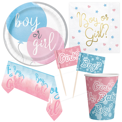 Gender Reveal Tafeldecoratie