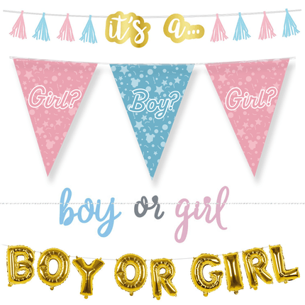 Gender Reveal Slingers - Partywinkel