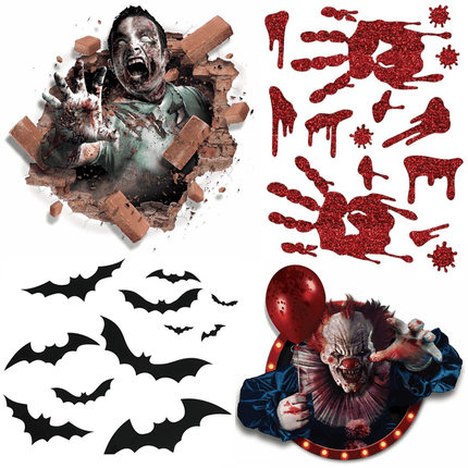 Halloween Muurstickers - Partywinkel