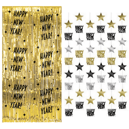 Oud en Nieuw Deurgordijnen - Partywinkel