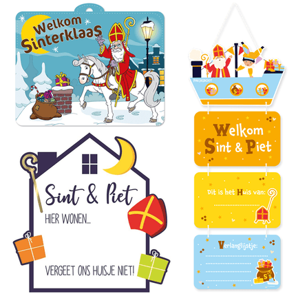 Sinterklaas Deurborden - Partywinkel