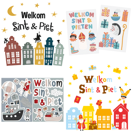 Sinterklaas Raamstickers - Partywinkel