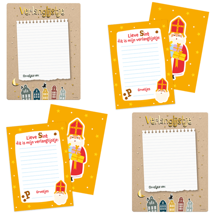 Sinterklaas Verlanglijstjes - Partywinkel