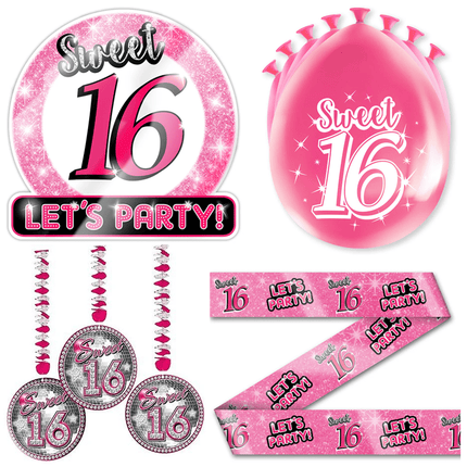 Sweet 16 Versiering - Partywinkel