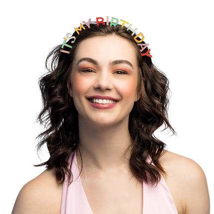 Metal-diadem 'Det er min fødselsdag'