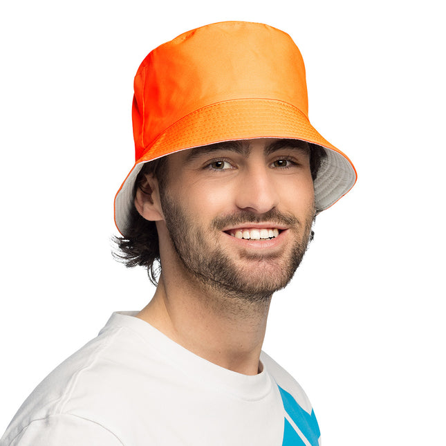 Bøttehat Rave neon orange