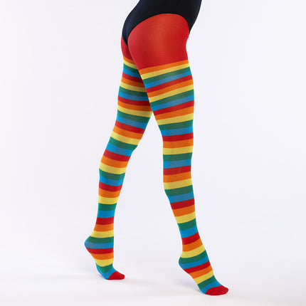Strømpebukser Stribet regnbue