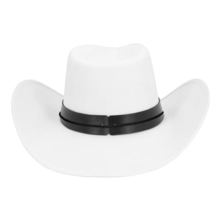 Hat cowboy Wyatt hvid