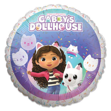 Gabby's Dollhouse Heliumballon, farvet, tom, 45 cm
