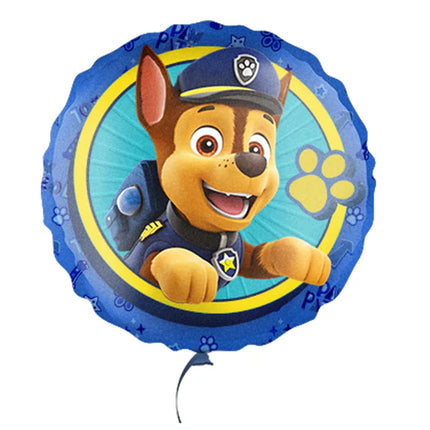 Paw Patrol-heliumballon Chase, tom, 45 cm