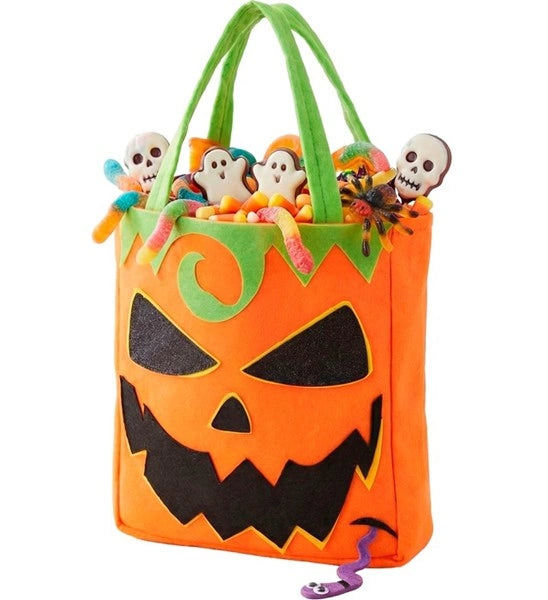 »Trick or Treat«-taske med græskar