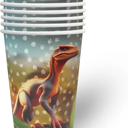 Dinosaur-krus 250 ml, 8 stk.
