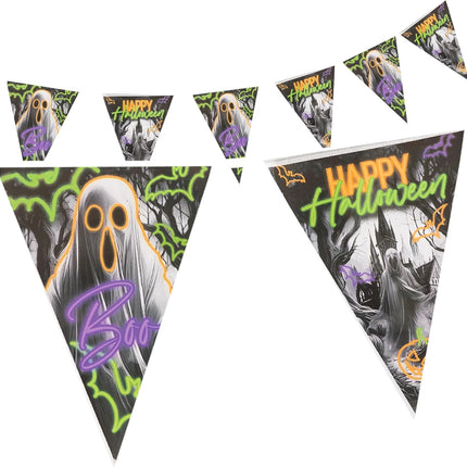Halloween-guirlande, neon, 4 m