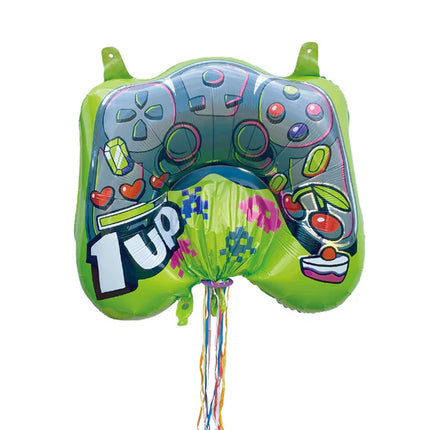 Grå piñata-spilkontrol 80 cm