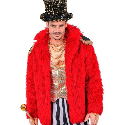 Pelsfrakke Plush Red