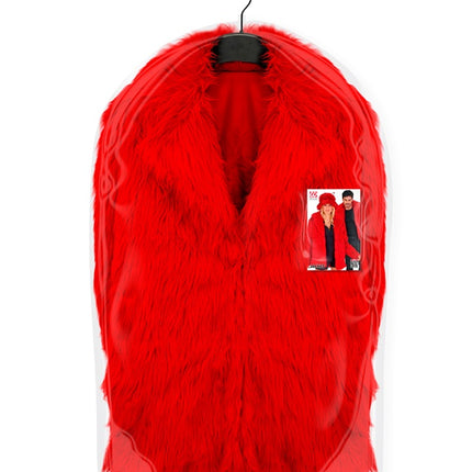 Pelsfrakke Plush Red