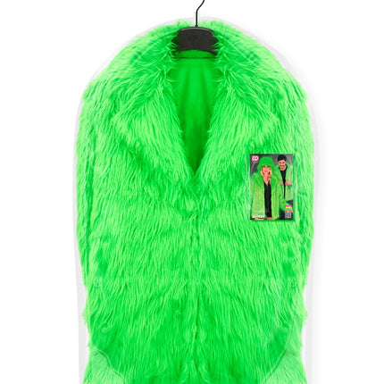 Pelsfrakke Plush Neon Green