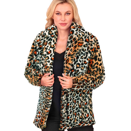 Pelsfrakke Leopard Plush