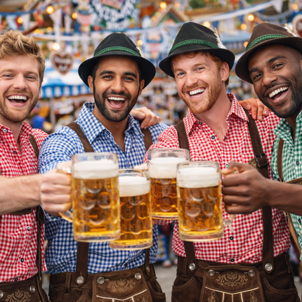 Oktoberfest-hat, sort