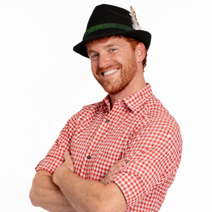 Oktoberfest-hat, sort