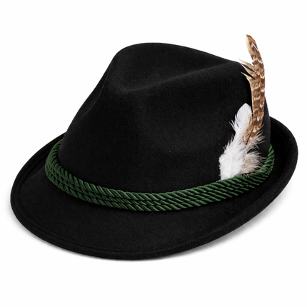 Oktoberfest-hat, sort