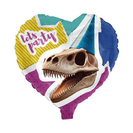 Dinosaur-heliumballon »Lets Party« (tom) 45 cm
