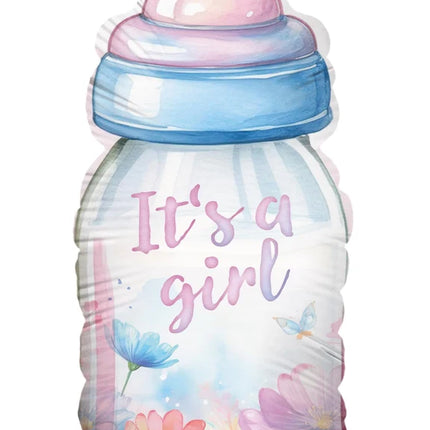 »It's a Girl«-heliumballonflaske, tom, 78 cm