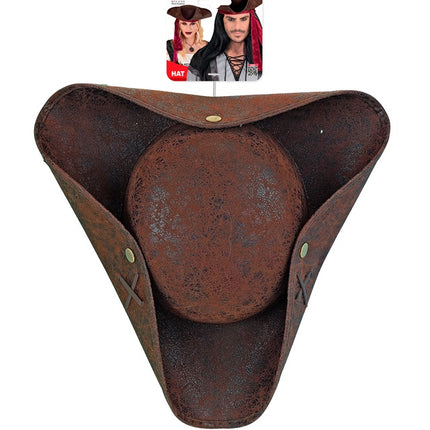 TRICORN VEJRBIDT LÆDER BRUN