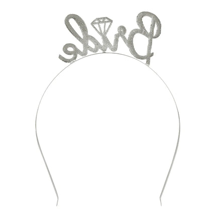 Metaldiadem »Bride« med diamant