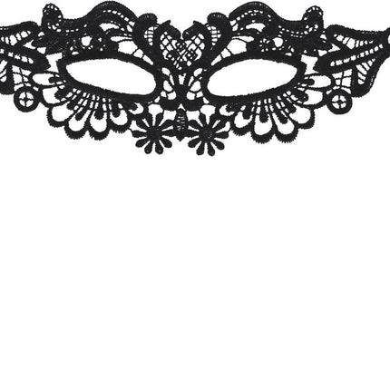 Sort øjenmaske Lace