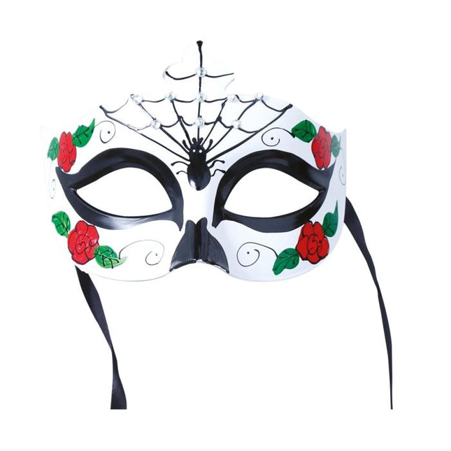 Halloween Øjenmaske Edderkop