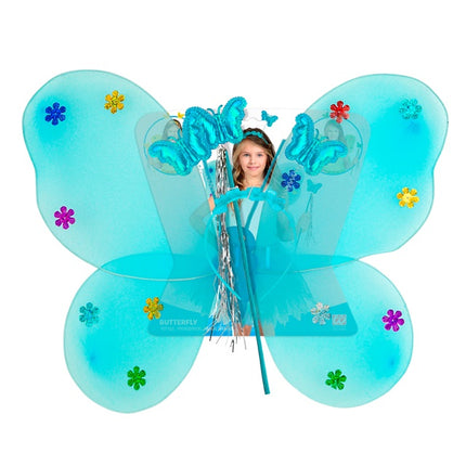 SOMMERFUGLESÆT BLÅ