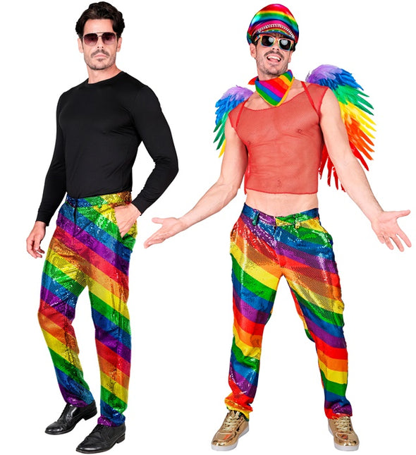 PAILLETBUKSER REGNBUE