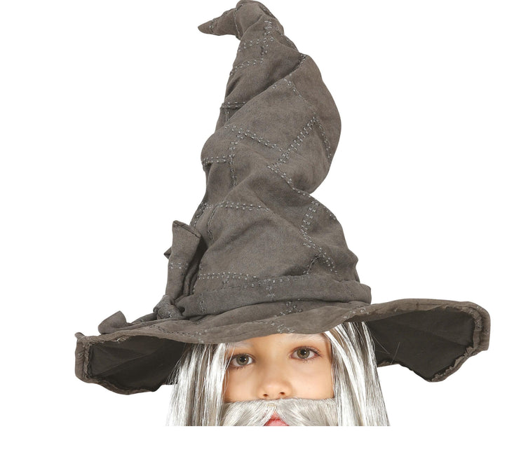 Troldmandsbarn med grå hat