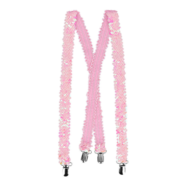 Sæt Pailletter lyserød