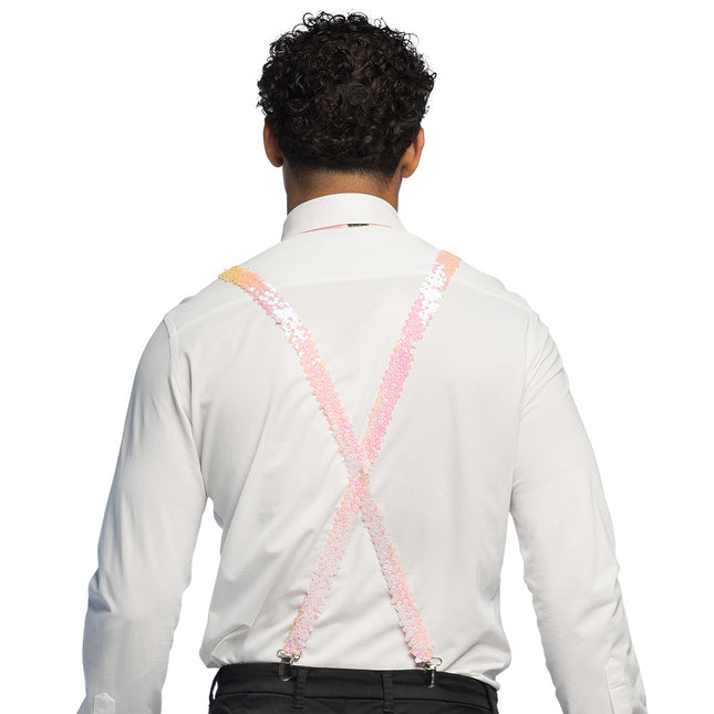 Sæt Pailletter lyserød