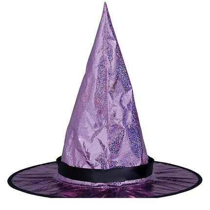 Heks med lyserød hat