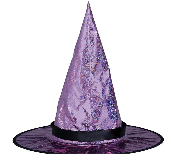 Heks med lyserød hat