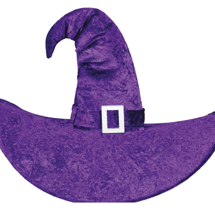 Heks med lilla hat, stor