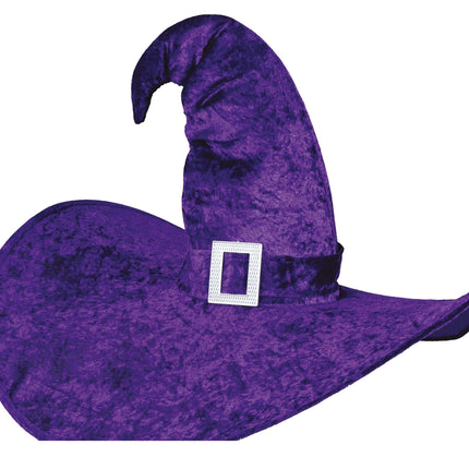 Heks med lilla hat, stor