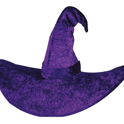 Heks med lilla hat, stor