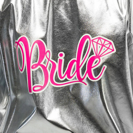 'Bride'-jakke, sølvfarvet